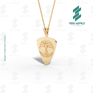 Arquivo de Pingente Semente da Prosperidade - Formato DXF - Tamanho 28 mm