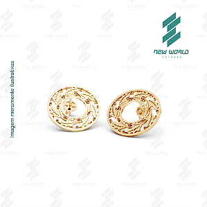 Arquivo de Brinco Guirlanda Festiva - Formato DXF - Tamanho 15 mm