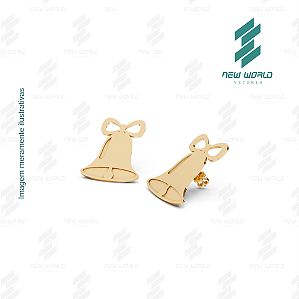 Arquivo de Brinco Sino da Harmonia - Formato DXF - Tamanho 15 mm