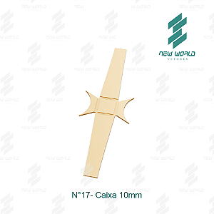 Arquivo de Anel Caixa N°17 - Formato DXF, SVG - Tamanho 10 mm