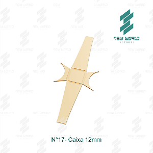 Arquivo de Anel Caixa N°17 - Formato DXF, SVG - Tamanho 12 mm