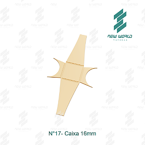 Arquivo de Anel Caixa N°17 - Formato DXF, SVG - Tamanho 16 mm