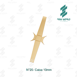 Arquivo de Anel Caixa N°20 - Formato DXF, SVG - Tamanho 10 mm