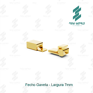 Arquivo de Fecho Gaveta - Formato DXF, SVG - Tamanho 7 mm