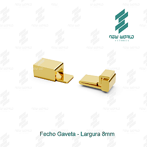 Arquivo de Fecho Gaveta - Formato DXF, SVG - Tamanho 8 mm