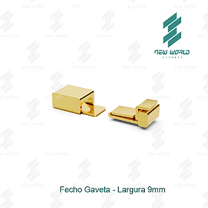Arquivo de Fecho Gaveta - Formato DXF, SVG - Tamanho 9 mm
