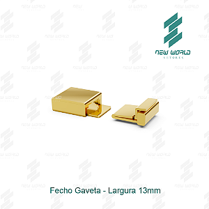Arquivo de Fecho Gaveta - Formato DXF, SVG - Tamanho 13 mm