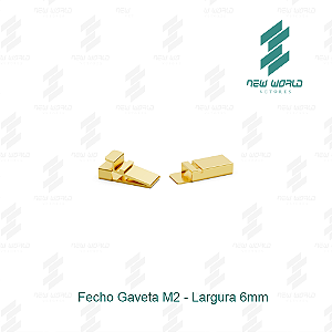 Arquivo de Fecho Gaveta 2 - Formato DXF, SVG - Tamanho 6 mm