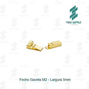 Arquivo de Fecho Gaveta 2 - Formato DXF, SVG - Tamanho 5 mm