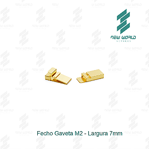 Arquivo de Fecho Gaveta 2 - Formato DXF, SVG - Tamanho 7 mm