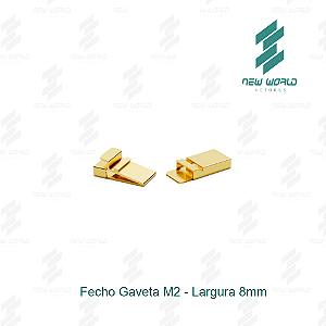 Arquivo de Fecho Gaveta 2 - Formato DXF, SVG - Tamanho 8 mm