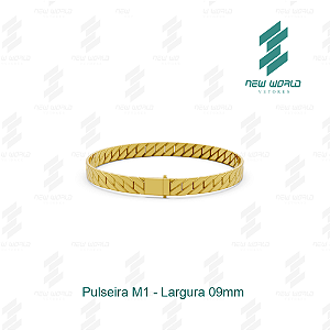 Arquivo de Pulseira Completa - Formato DXF - Tamanho 09mm de Largura