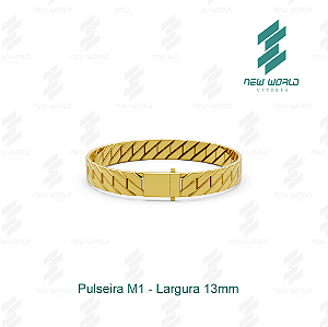 Arquivo de Pulseira Completa - Formato DXF - Tamanho 13mm de Largura