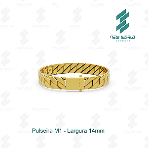 Arquivo de Pulseira Completa - Formato DXF - Tamanho 14mm de Largura