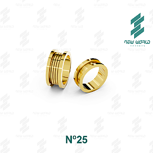 Arquivo Par de Aliança - Formato DXF, SVG - Nº25 (para chapa de 1mm)