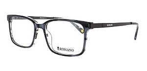 Óculos Armação Romano Ro1063 C4 Preto Translucido Masculino