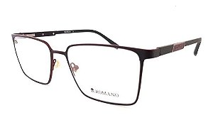 Óculos Armação Romano Ro1083 C1 Preto Metal Masculino