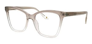 Óculos Armação Carmen Vitti Cv0091 C3 Cinza Translucido