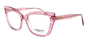Óculos Armação Sabrina Sato Ss143 C4 Rosa Translucido