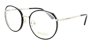 Óculos Armação Sabrina Sato Ss537 C1 Preto Com Prata Femini