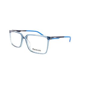 Óculos Armação Romano RO1094 C2 Azul Translucido Masculino
