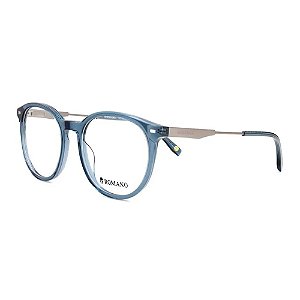 Óculos Armação Romano RO1115 C3 Azul Translucido Masculino