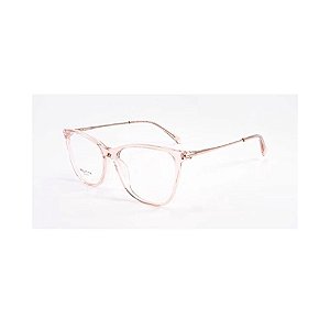 Óculos Armação Atitude ATK6023N T02 Rosa Translucido