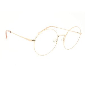 Óculos Armação Atitude AT1676N 05A Dourado Metal Feminino