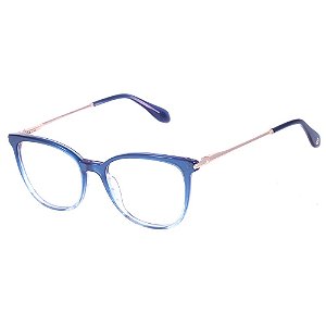 Óculos Armação Bulget BG7086 D01 Azul Degrade Feminino