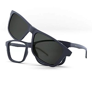 Óculos Armação HB Switch 0351 Masculino Azul Polarizado