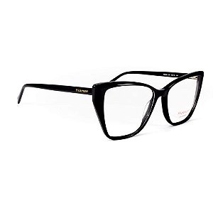 Óculos Armação Hickmann HI60025 A01 Feminino Gatinho Preto