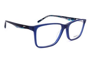 Óculos Armação Speedo Sp6111in D01 Masculino Retangular Azul