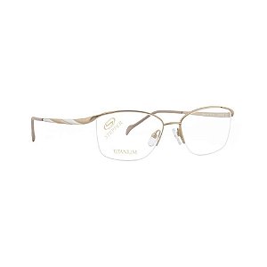 Óculos Armação Stepper SI-50210 F012 Nylon Titanium Dourado