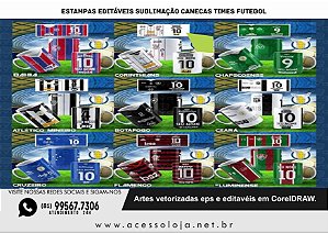 É isso mesmo são 1400 Escudos de Clubes de Futebol do Brasil e do mundo  vetorizados e 100% editaveis no…