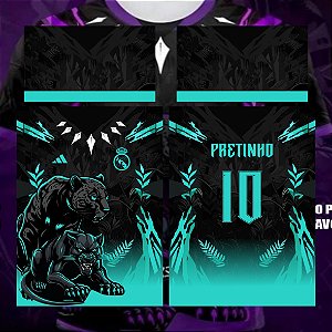 Template Camisa - InterClasse Real Madrid Cougar 2024 - Vetor