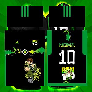 Template Camisa - InterClasse Ben 10 degradê 24 - Vetor