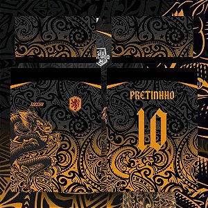 Template Camisa - InterClasse Dragão Maori Soccer 24 - Vetor