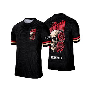 Template Formandos Camisa - Caveira Terceirão Ref 141 - ARTE VETOR