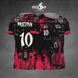 Template Camisa - Squid Game - Round 6 - 2025 - Vetor