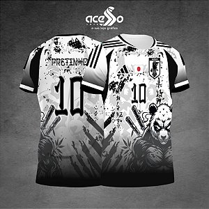 Template Camisa -  Panda Japão 2025 - Vetor