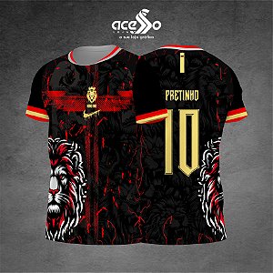 Template Camisa - Leão Bayer Neverlusen 25 - Vetor