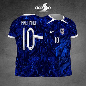 Template Camisa - Leão Blue grunge 25 - Vetor