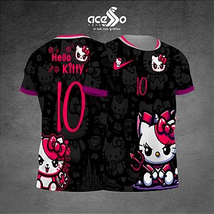 Template Camisa - Diabinha Hello Kity 2025 - Vetor