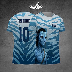 Template Camisa - Avatar Jake texture 25 - Vetor