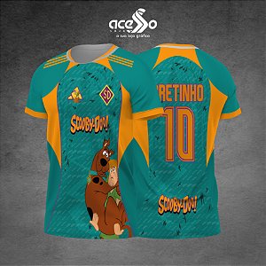Template Camisa - Scooby-Doo Laranja 2025 - Vetor