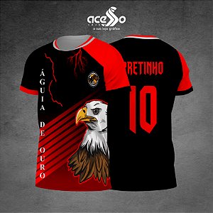 Template Camisa - Águia de Ouro red 2025 - Vetor