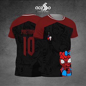 Template Camisa - Hello Kit Homem Aranha Whaaa 2025 - Vetor