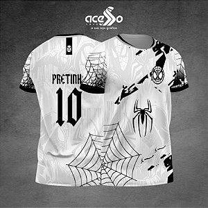 Template Camisa - Homem Aranha Black grunge 25 - Vetor