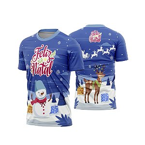 Template Natal - Camisa natalina - 009 - ARTE VETOR