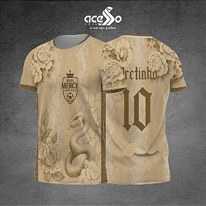 Template Camisa - Serpente Blossom bege 2025 - Vetor